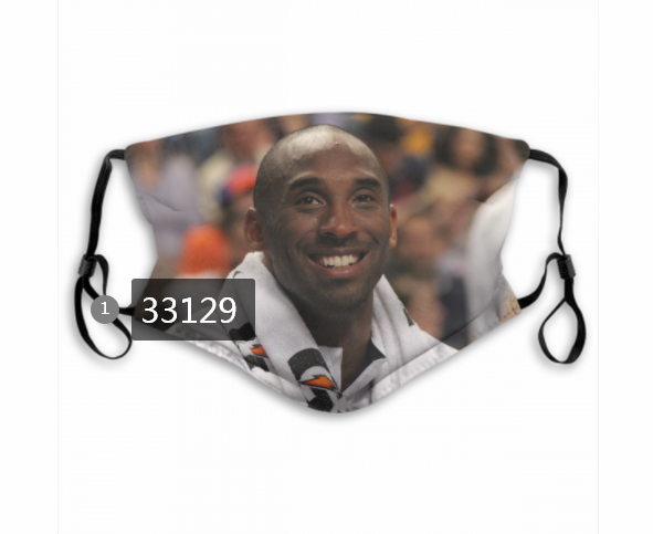 2021 NBA Los Angeles Lakers #24 kobe bryant 33129 Dust mask with filter
